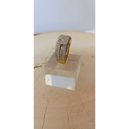 Δαχτυλίδι Λευκόχρυσο 14K με Ζιργκόν (RI525)